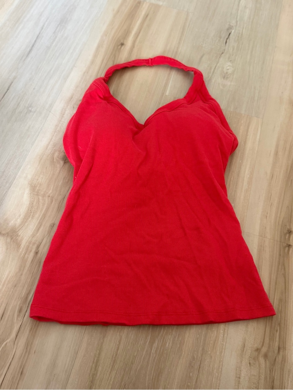 Women’s Red Halter Tank Top